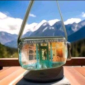 Vintage Nancy Lucia Leather Vesuvio Bakery.   Handbag - Made In New York City!